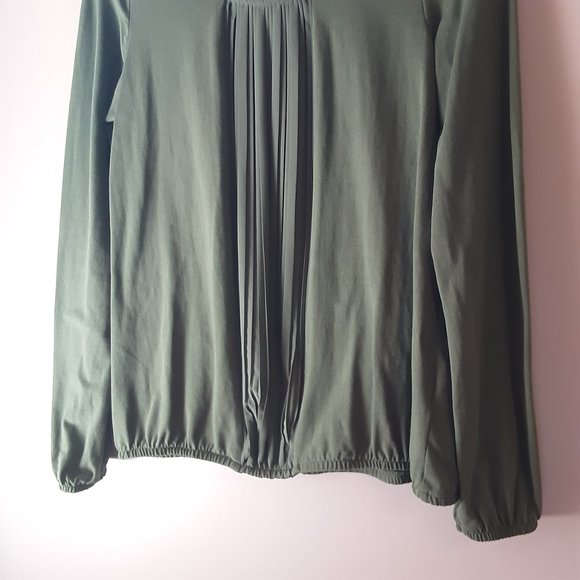 Yest European Brand - Green Long Sleeve Top Blouse T-shirt Size S/M - Picture 4 of 10